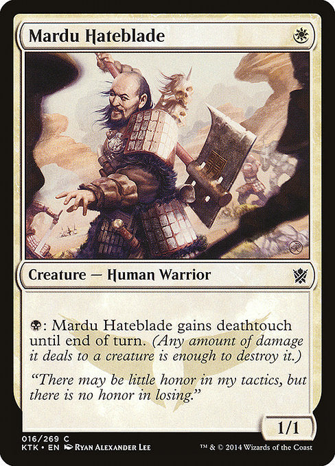 Mardu Hateblade [Khans of Tarkir] - Evolution TCG