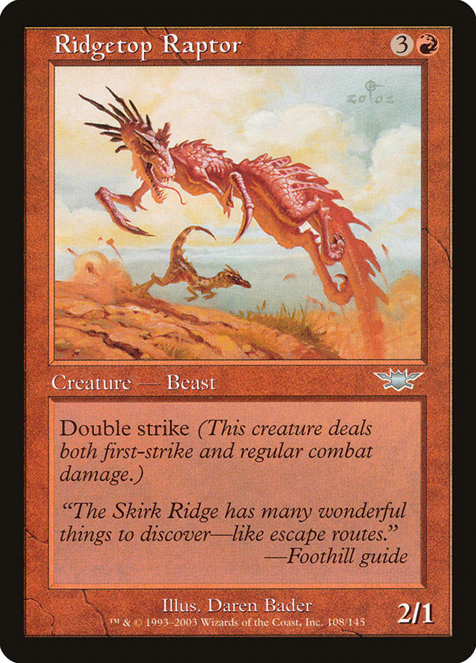 Ridgetop Raptor [Legions] - Evolution TCG