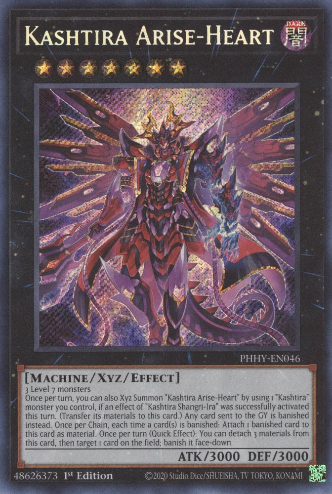 Kashtira Arise-Heart [PHHY-EN046] Secret Rare - Evolution TCG