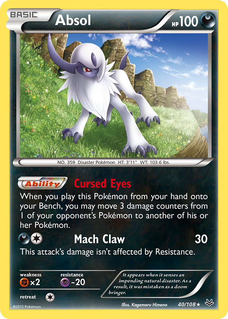 Absol (40/108) [XY: Roaring Skies] - Evolution TCG