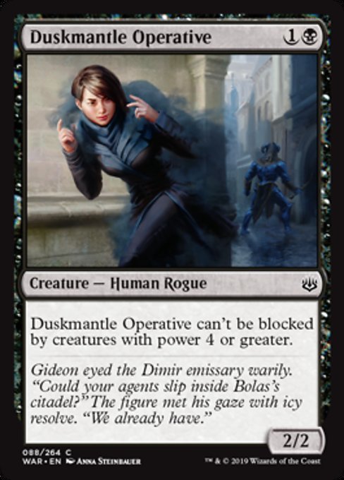 Duskmantle Operative [War of the Spark] - Evolution TCG