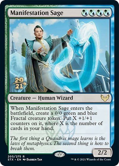 Manifestation Sage [Strixhaven: School of Mages Prerelease Promos] - Evolution TCG