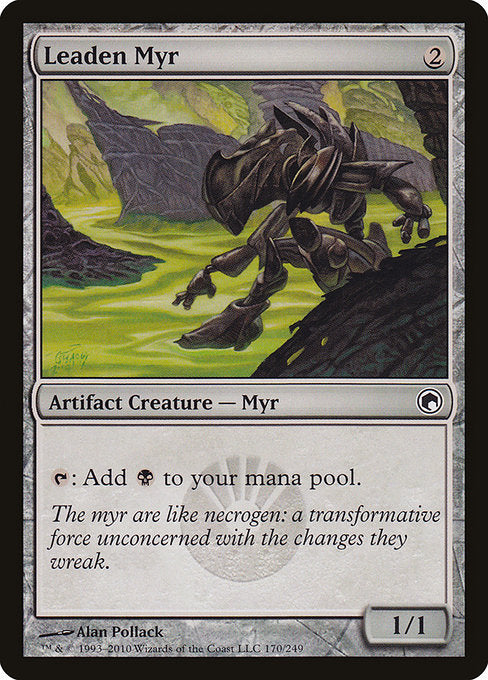 Leaden Myr [Scars of Mirrodin] - Evolution TCG