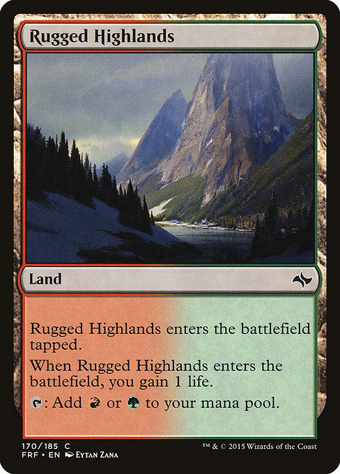 Rugged Highlands [Fate Reforged] - Evolution TCG