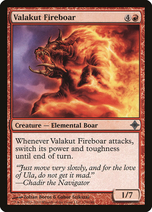 Valakut Fireboar [Rise of the Eldrazi] - Evolution TCG