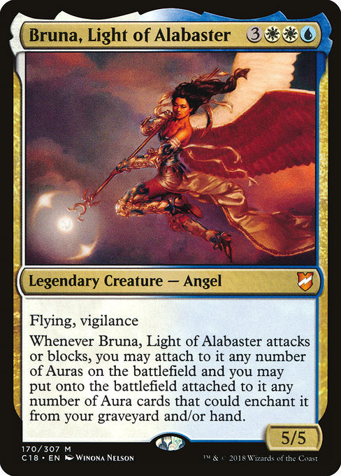 Bruna, Light of Alabaster [Commander 2018] - Evolution TCG