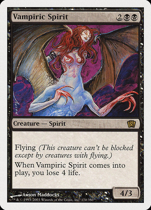 Vampiric Spirit [Eighth Edition] - Evolution TCG