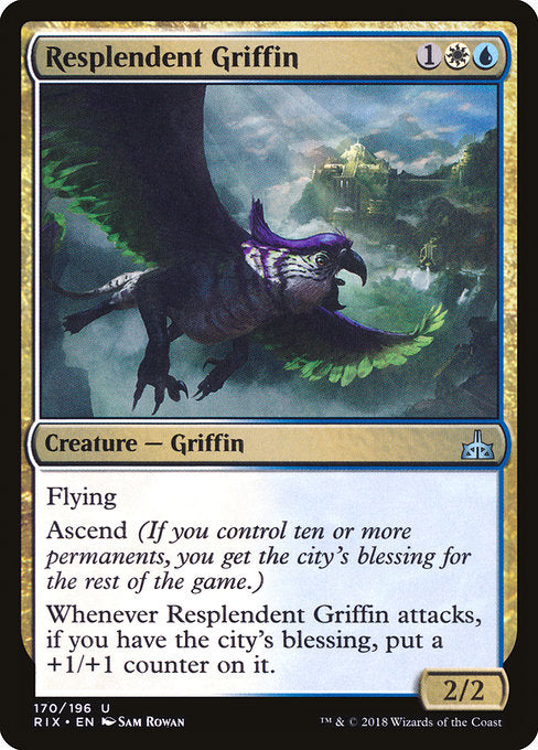 Resplendent Griffin [Rivals of Ixalan] - Evolution TCG