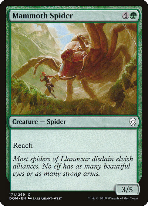 Mammoth Spider [Dominaria] - Evolution TCG