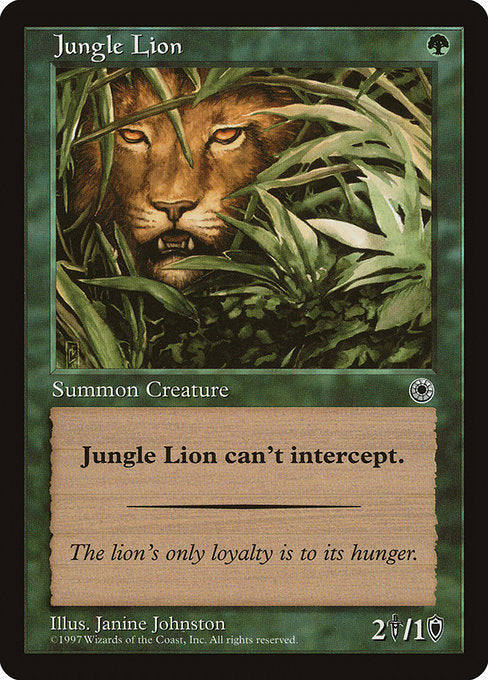 Jungle Lion [Portal] - Evolution TCG