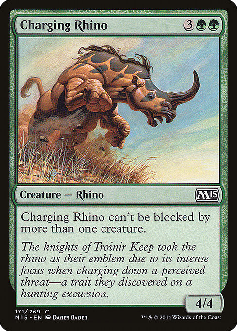 Charging Rhino [Magic 2015] - Evolution TCG