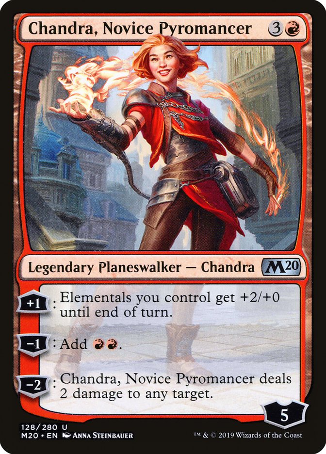 Chandra, Novice Pyromancer [Core Set 2020] - Evolution TCG