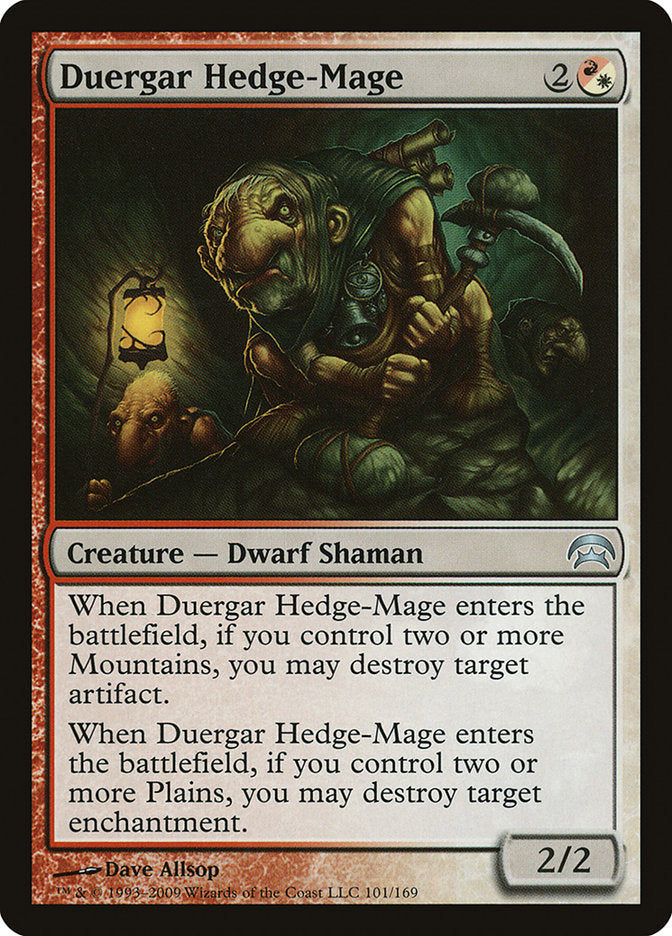 Duergar Hedge-Mage [Planechase] - Evolution TCG