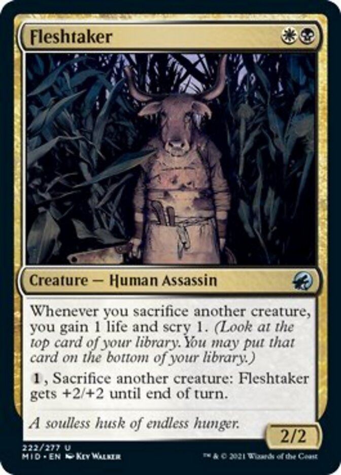 Fleshtaker [Innistrad: Midnight Hunt] - Evolution TCG