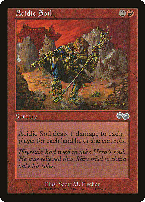 Acidic Soil [Urza's Saga] - Evolution TCG