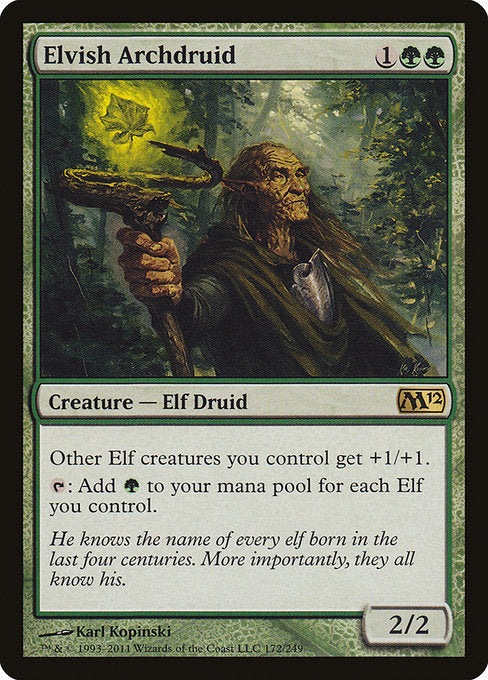 Elvish Archdruid [Magic 2012] - Evolution TCG