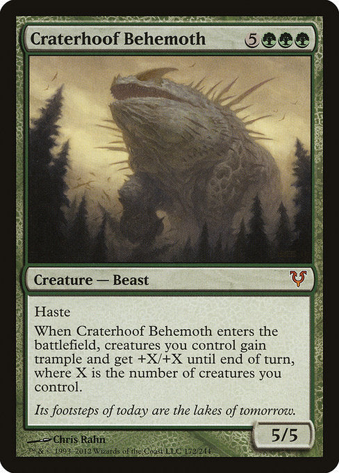 Craterhoof Behemoth [Avacyn Restored] - Evolution TCG