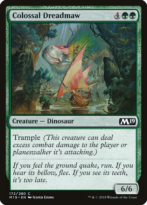 Colossal Dreadmaw [Core Set 2019] - Evolution TCG