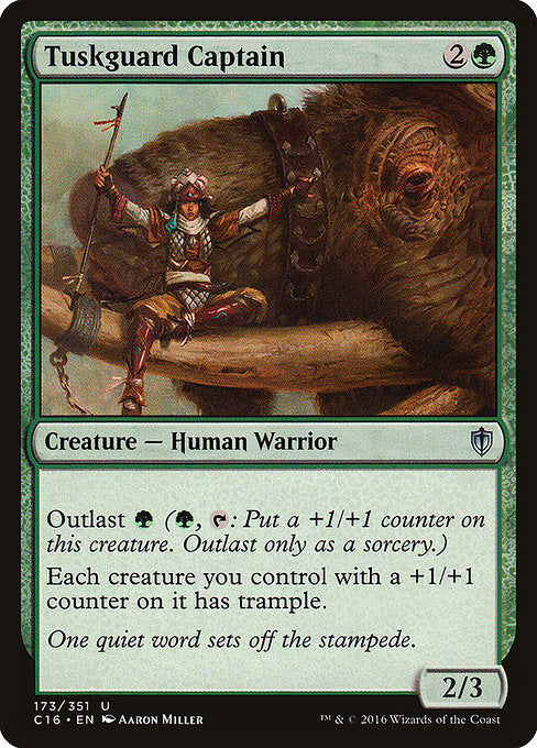 Tuskguard Captain [Commander 2016] - Evolution TCG