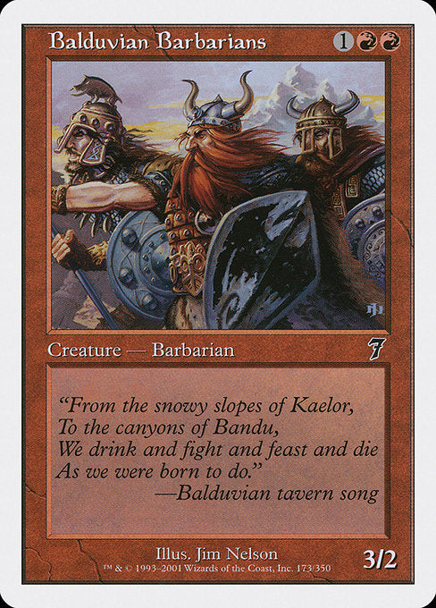 Balduvian Barbarians [Seventh Edition] - Evolution TCG