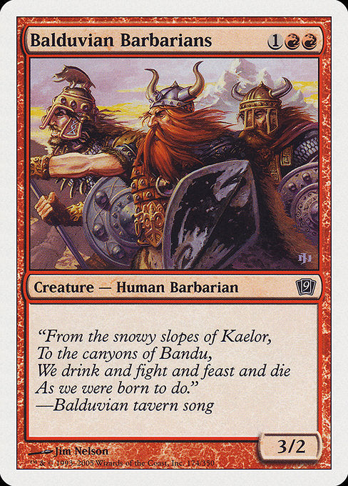 Balduvian Barbarians [Ninth Edition] - Evolution TCG