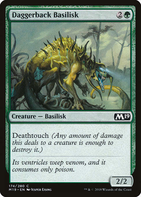 Daggerback Basilisk [Core Set 2019] - Evolution TCG