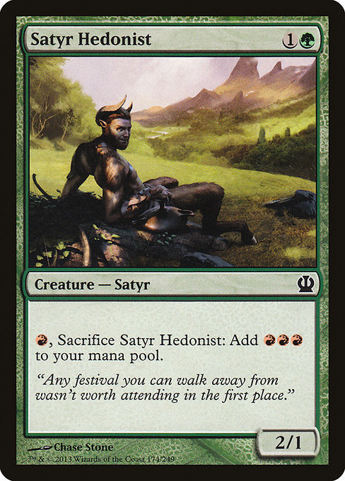 Satyr Hedonist [Theros] - Evolution TCG