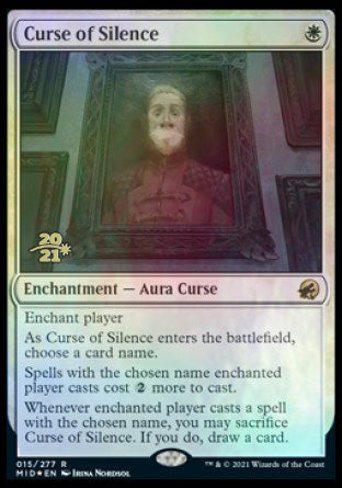 Curse of Silence [Innistrad: Midnight Hunt Prerelease Promos] - Evolution TCG