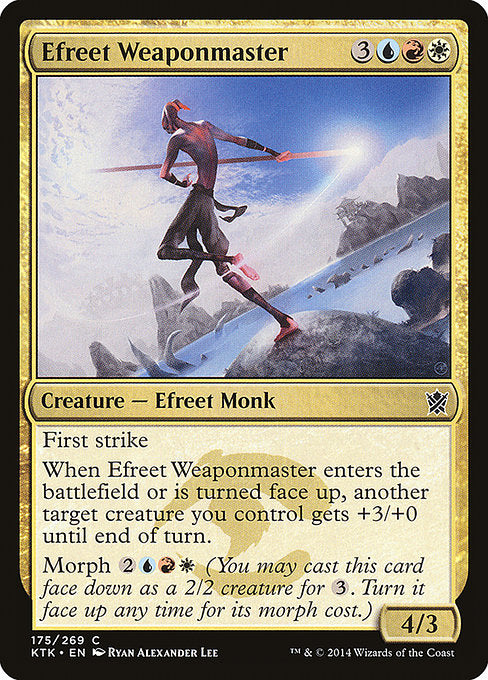 Efreet Weaponmaster [Khans of Tarkir] - Evolution TCG