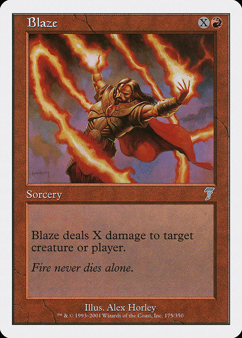 Blaze [Seventh Edition] - Evolution TCG