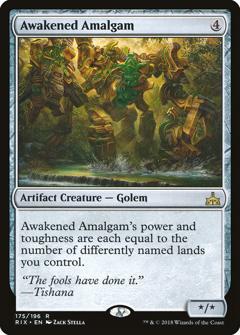 Awakened Amalgam [Rivals of Ixalan] - Evolution TCG