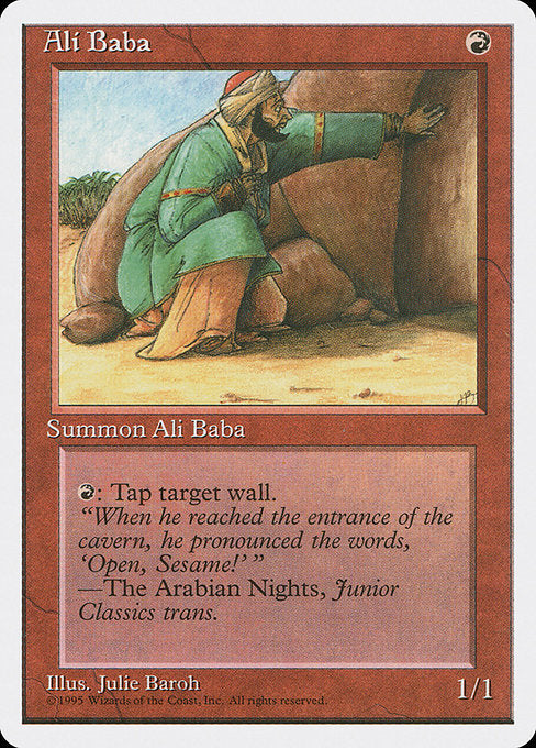 Ali Baba [Fourth Edition] - Evolution TCG