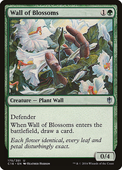 Wall of Blossoms [Commander 2016] - Evolution TCG