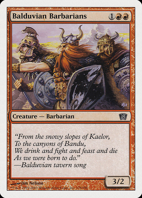 Balduvian Barbarians [Eighth Edition] - Evolution TCG