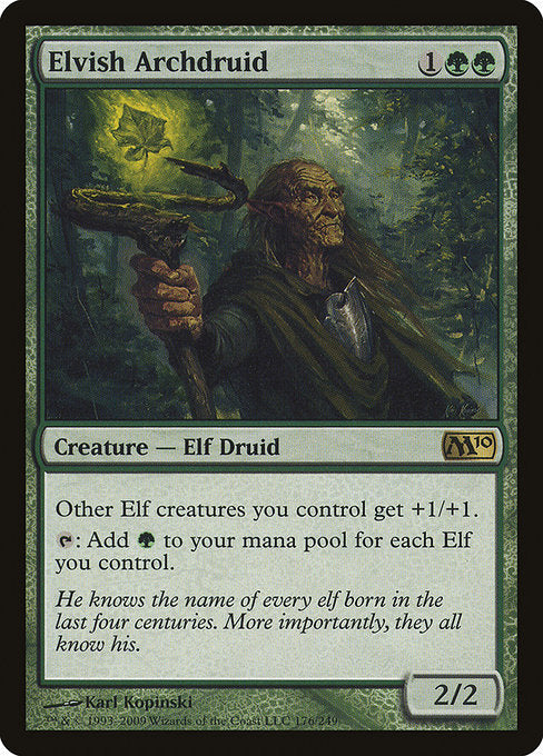 Elvish Archdruid [Magic 2010] - Evolution TCG