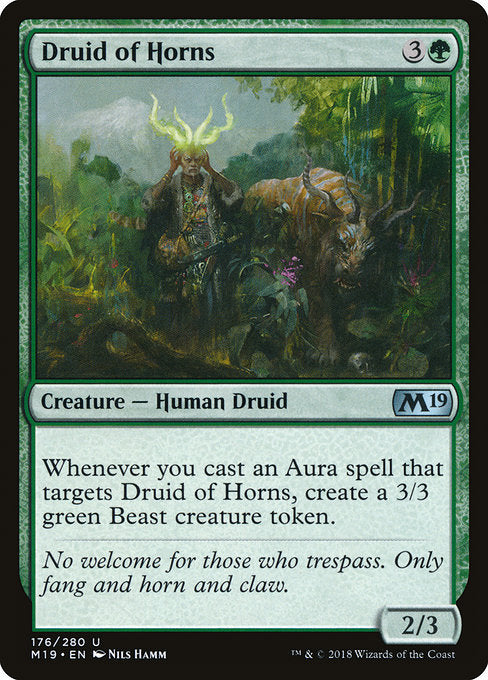 Druid of Horns [Core Set 2019] - Evolution TCG