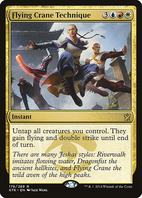 Flying Crane Technique [Khans of Tarkir] - Evolution TCG