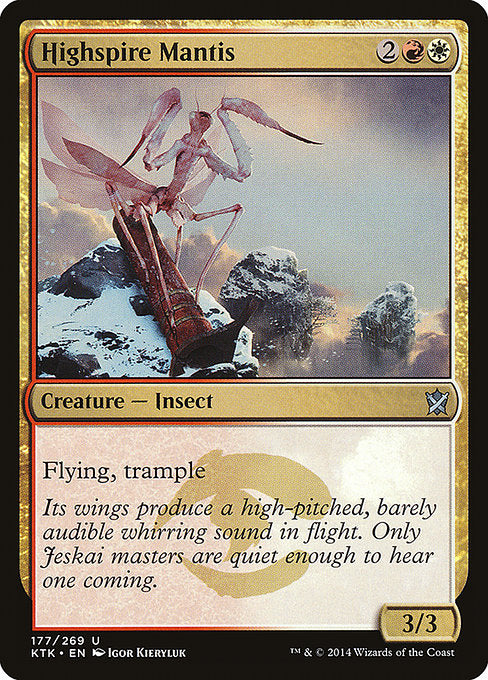 Highspire Mantis [Khans of Tarkir] - Evolution TCG