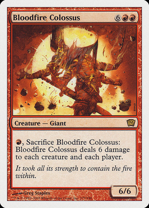Bloodfire Colossus [Ninth Edition] - Evolution TCG