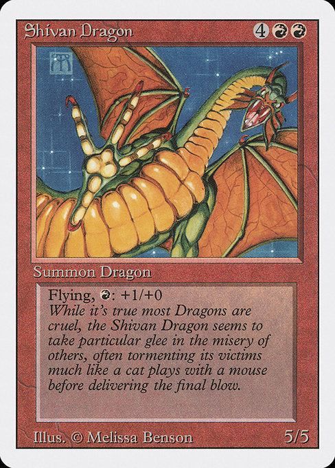 Shivan Dragon [Revised Edition] - Evolution TCG