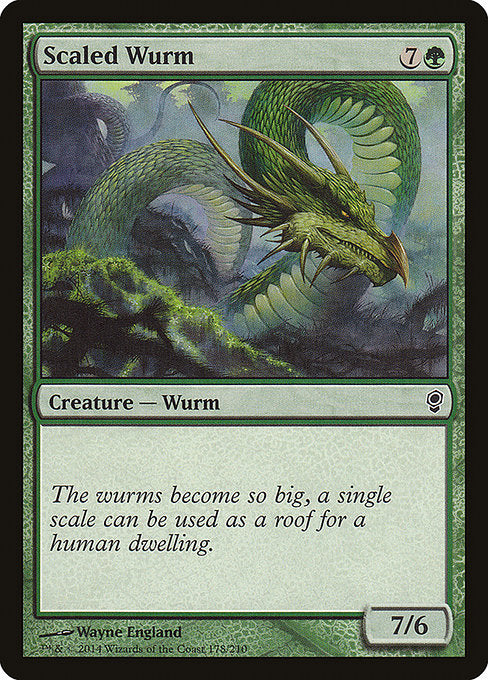 Scaled Wurm [Conspiracy] - Evolution TCG