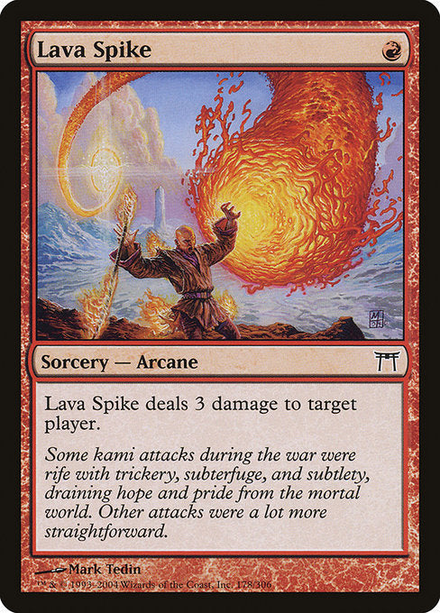 Lava Spike [Champions of Kamigawa] - Evolution TCG