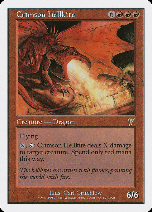 Crimson Hellkite [Seventh Edition] - Evolution TCG