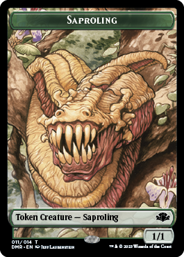 Zombie // Saproling Double-Sided Token [Dominaria Remastered Tokens] - Evolution TCG