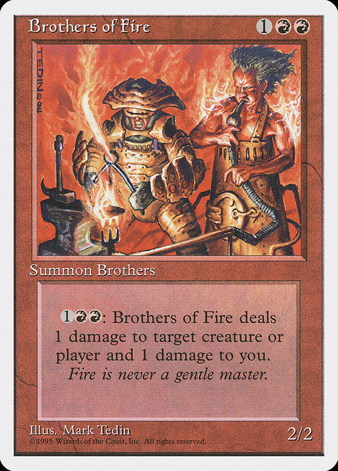 Brothers of Fire [Fourth Edition] - Evolution TCG