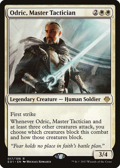 Odric, Master Tactician [Archenemy: Nicol Bolas] - Evolution TCG