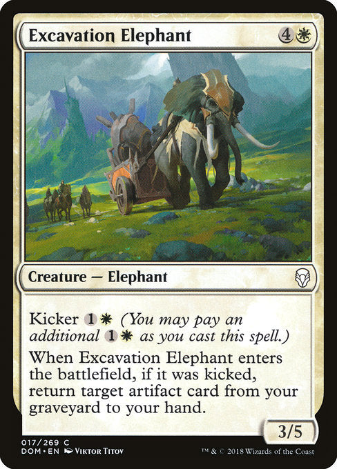 Excavation Elephant [Dominaria] - Evolution TCG