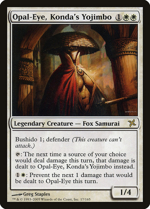 Opal-Eye, Konda's Yojimbo [Betrayers of Kamigawa] - Evolution TCG