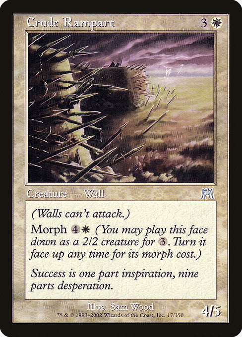 Crude Rampart [Onslaught] - Evolution TCG