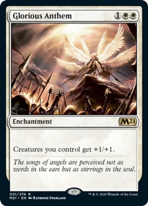 Glorious Anthem [Core Set 2021] - Evolution TCG